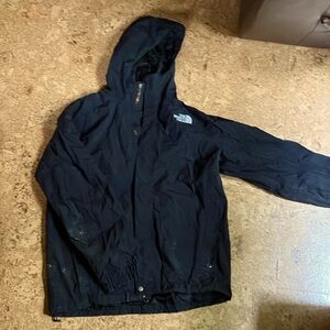 Men’s size L The North Face raincoat.